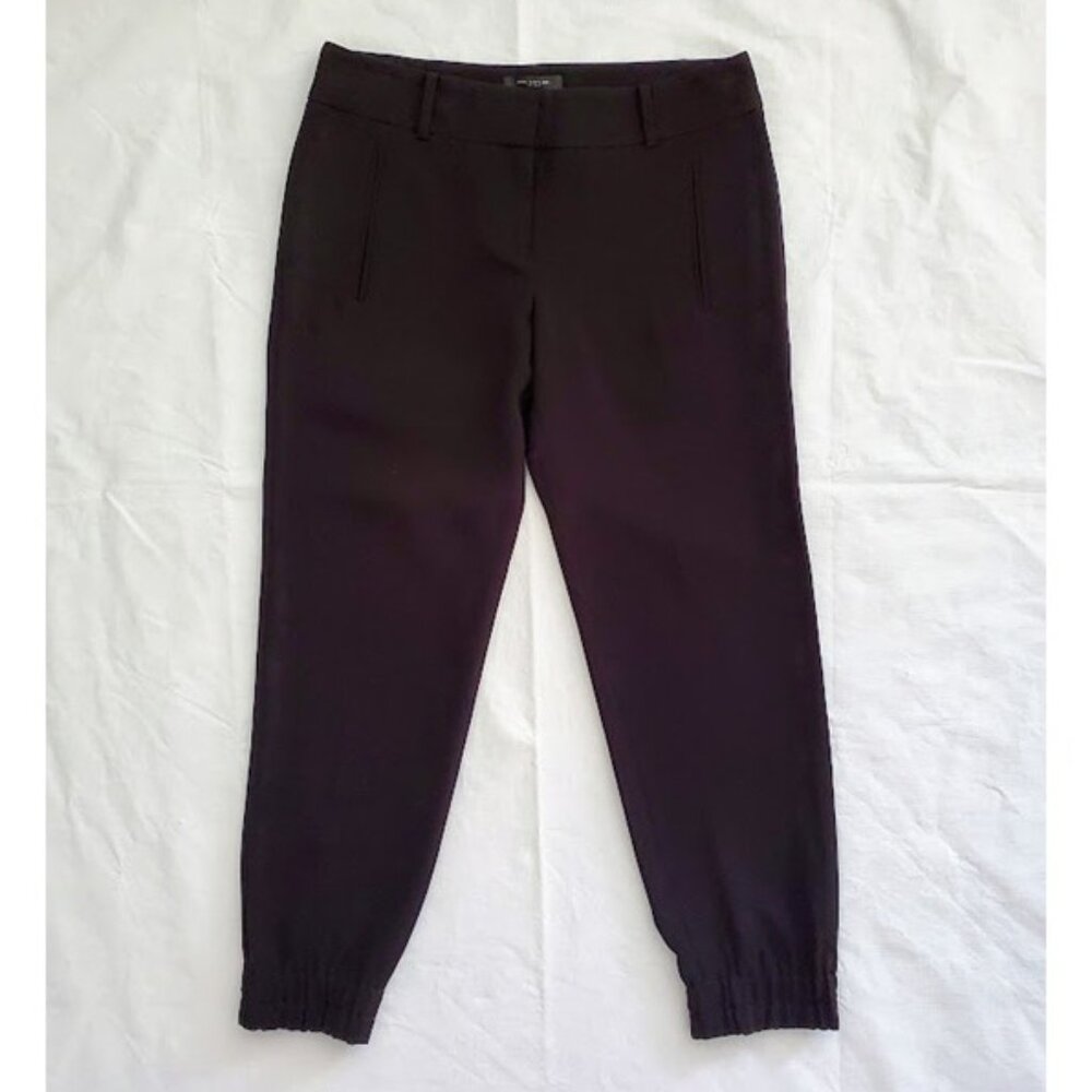 Ann Taylor Pants NWT Sz 4 Black Slim Ankle Trouser Jogger Style Work to Weekend